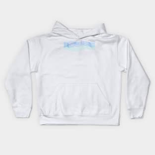 Wave Lines Kids Hoodie